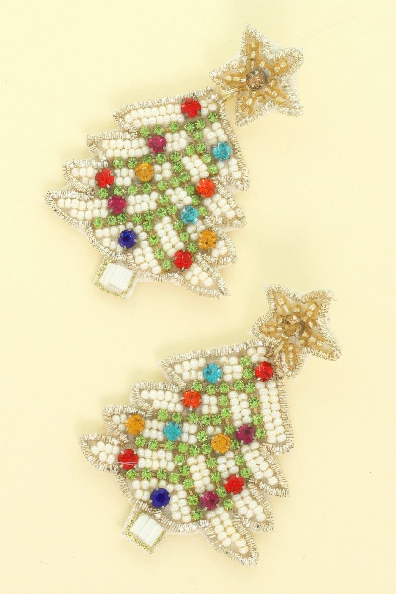 Jeweled Christmas Tree Post Earrings - It's a Girly Place