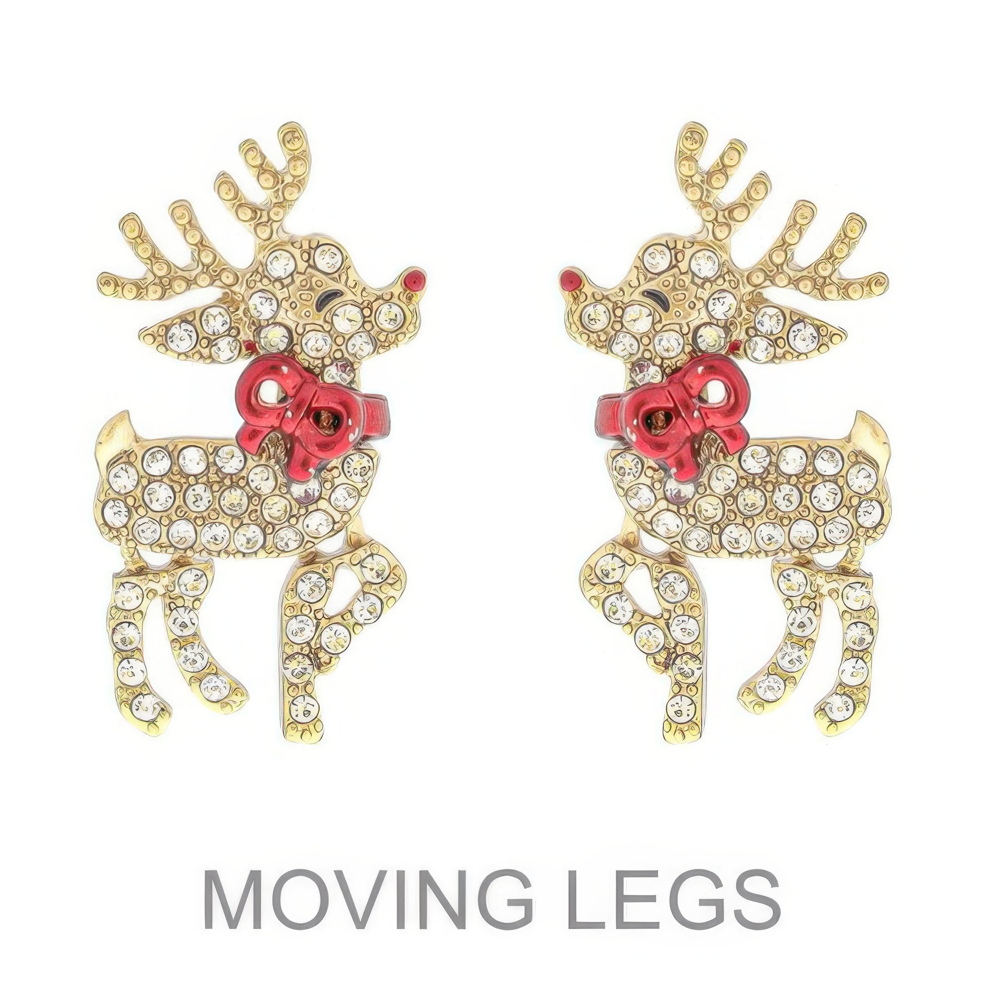 Christmas Reindeer Post Earrings - It's a Girly Place