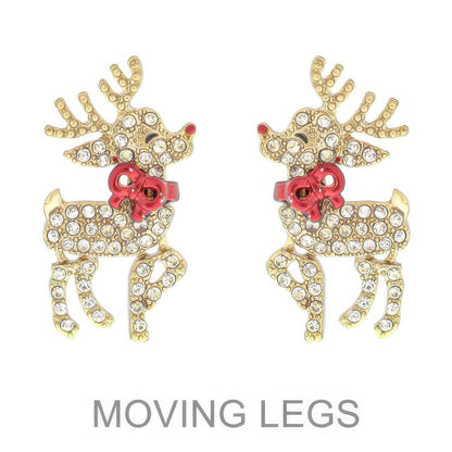 Christmas Reindeer Post Earrings - It's a Girly Place