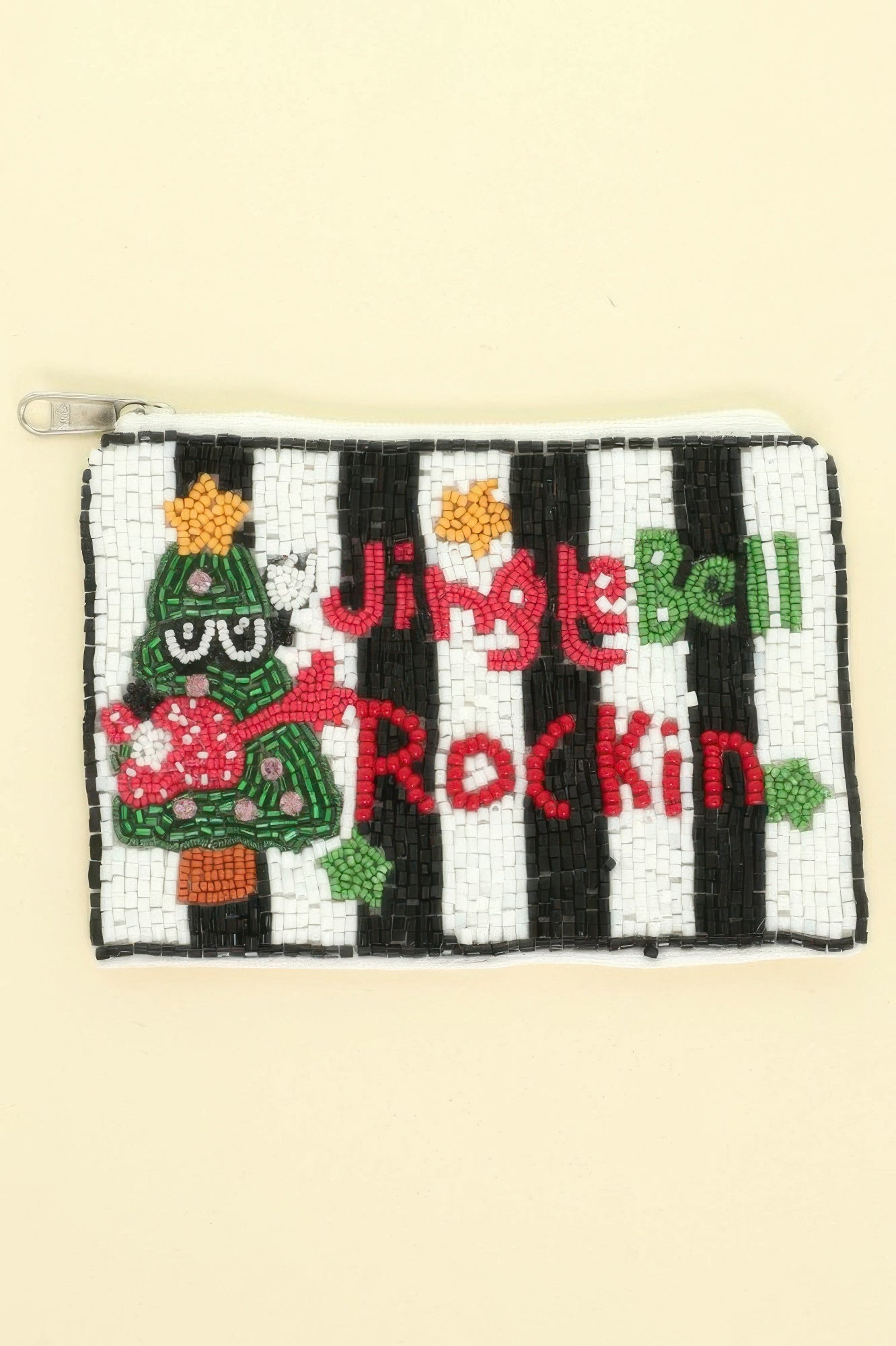 Christmas Jingle Bell Rockin Beaded Coin Bag - It's a Girly Place