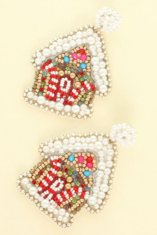 Christmas Gingerbread House Post Earrings - It's a Girly Place