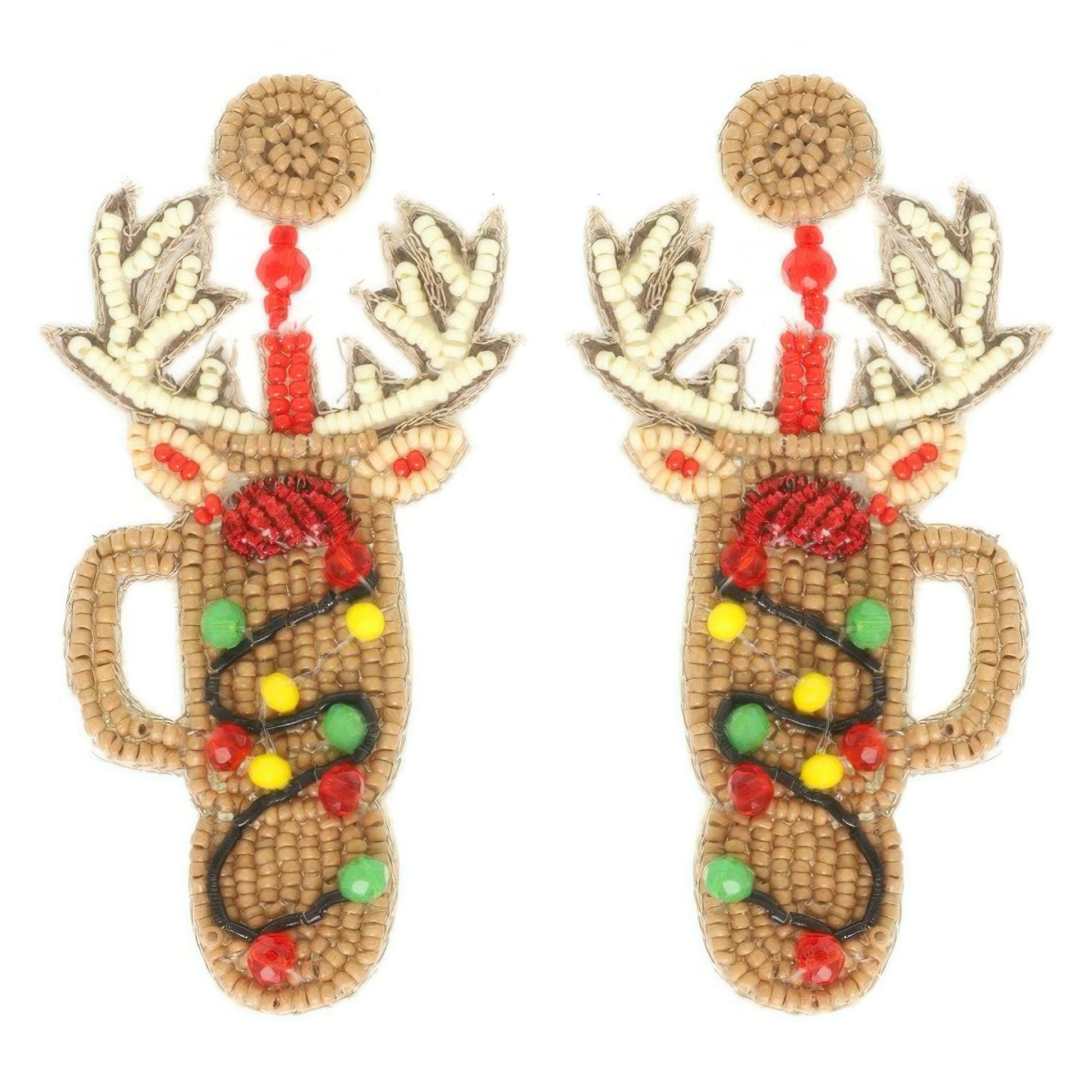 Christmas Rudolph's Cup Post Earrings - It's a Girly Place