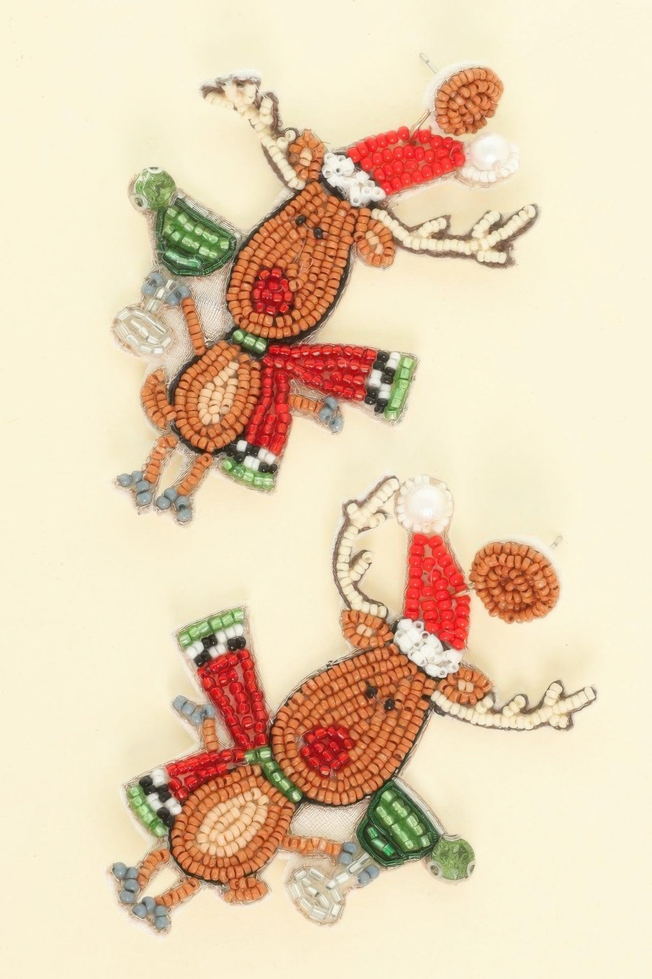 Christmas Festive Reindeer Post Earrings - It's a Girly Place
