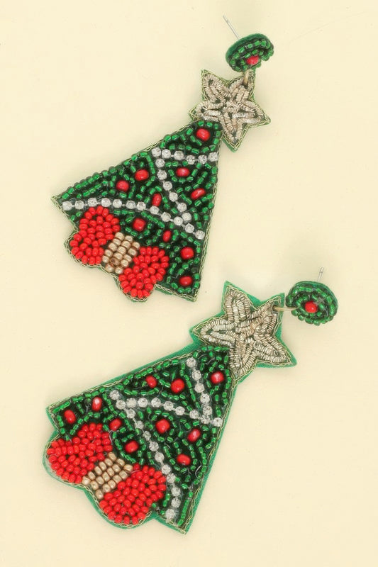 Christmas Tree Post Earrings - It's a Girly Place