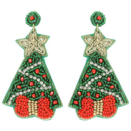 Christmas Tree Post Earrings - It's a Girly Place