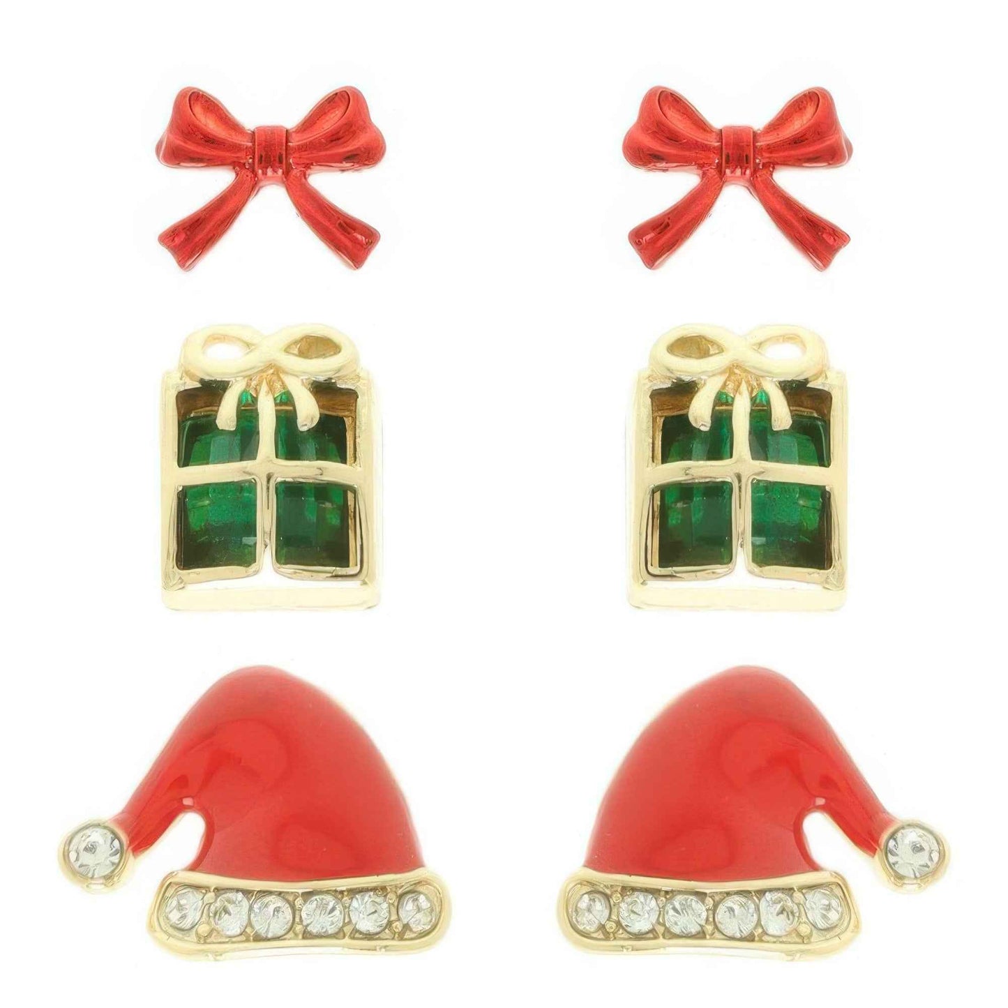 Christmas Theme Assorted Multi Pair Earring Set