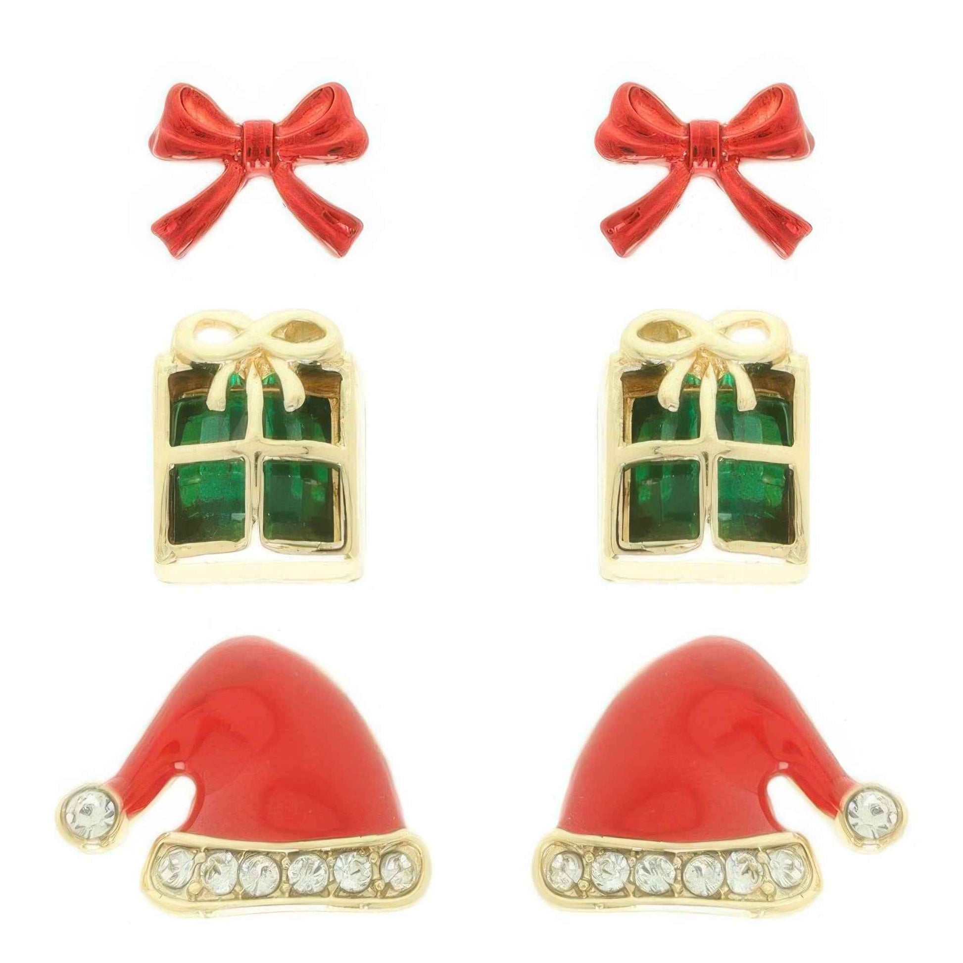 Christmas Theme Assorted Multi Pair Earring Set