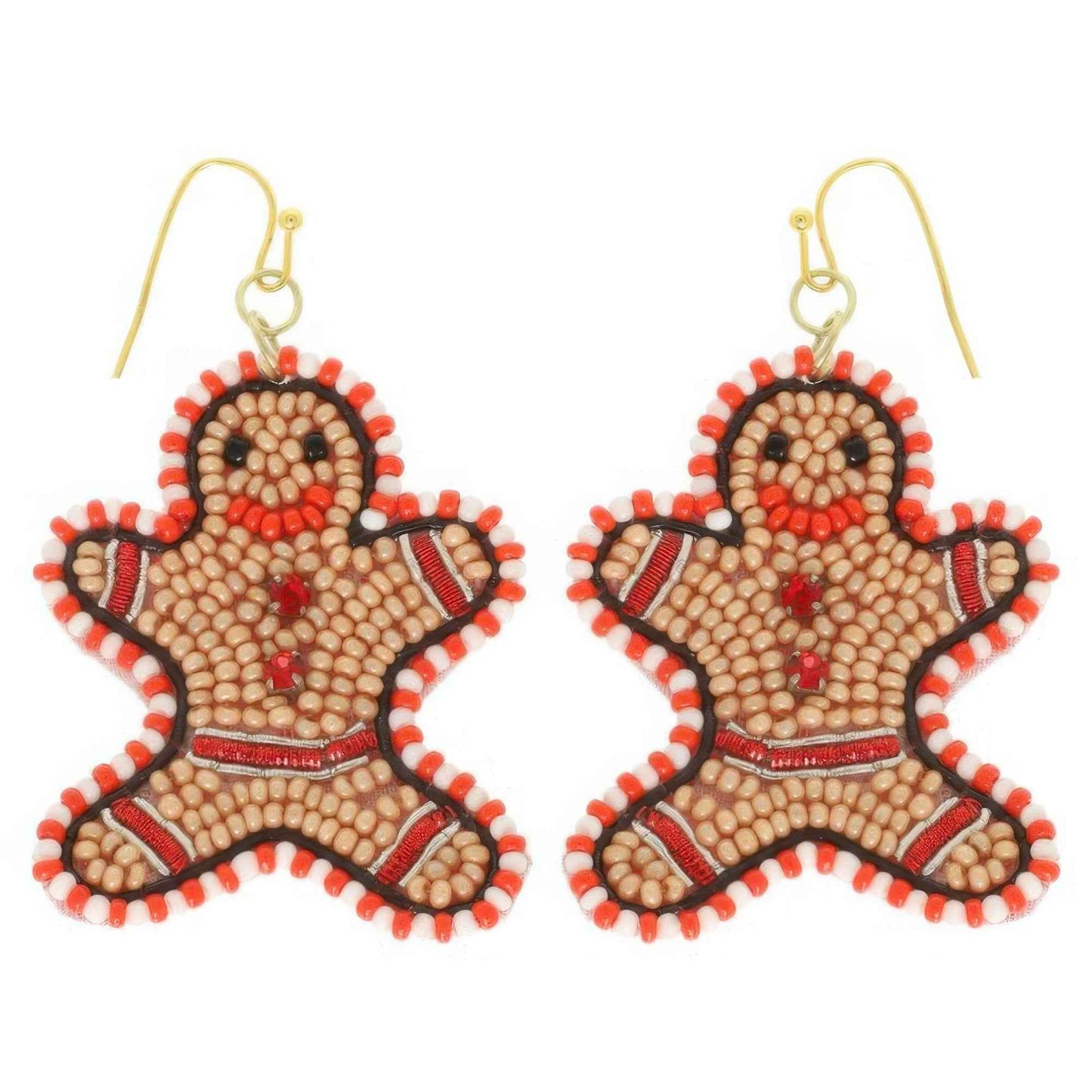 Christmas Gingerbread Man Earrings