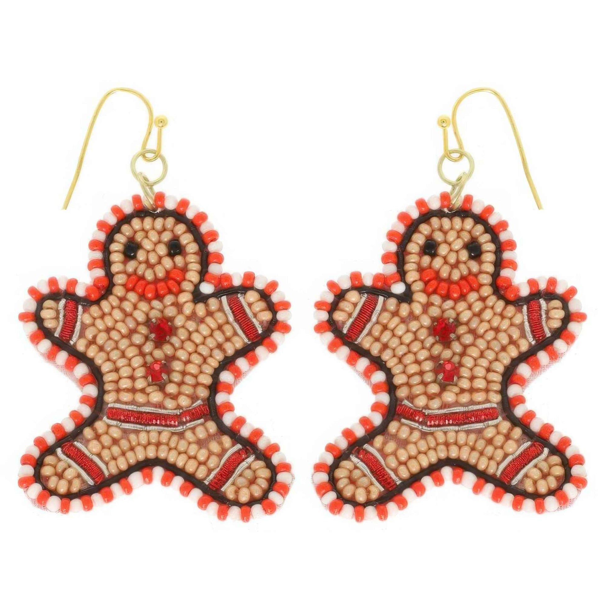 Christmas Gingerbread Man Earrings