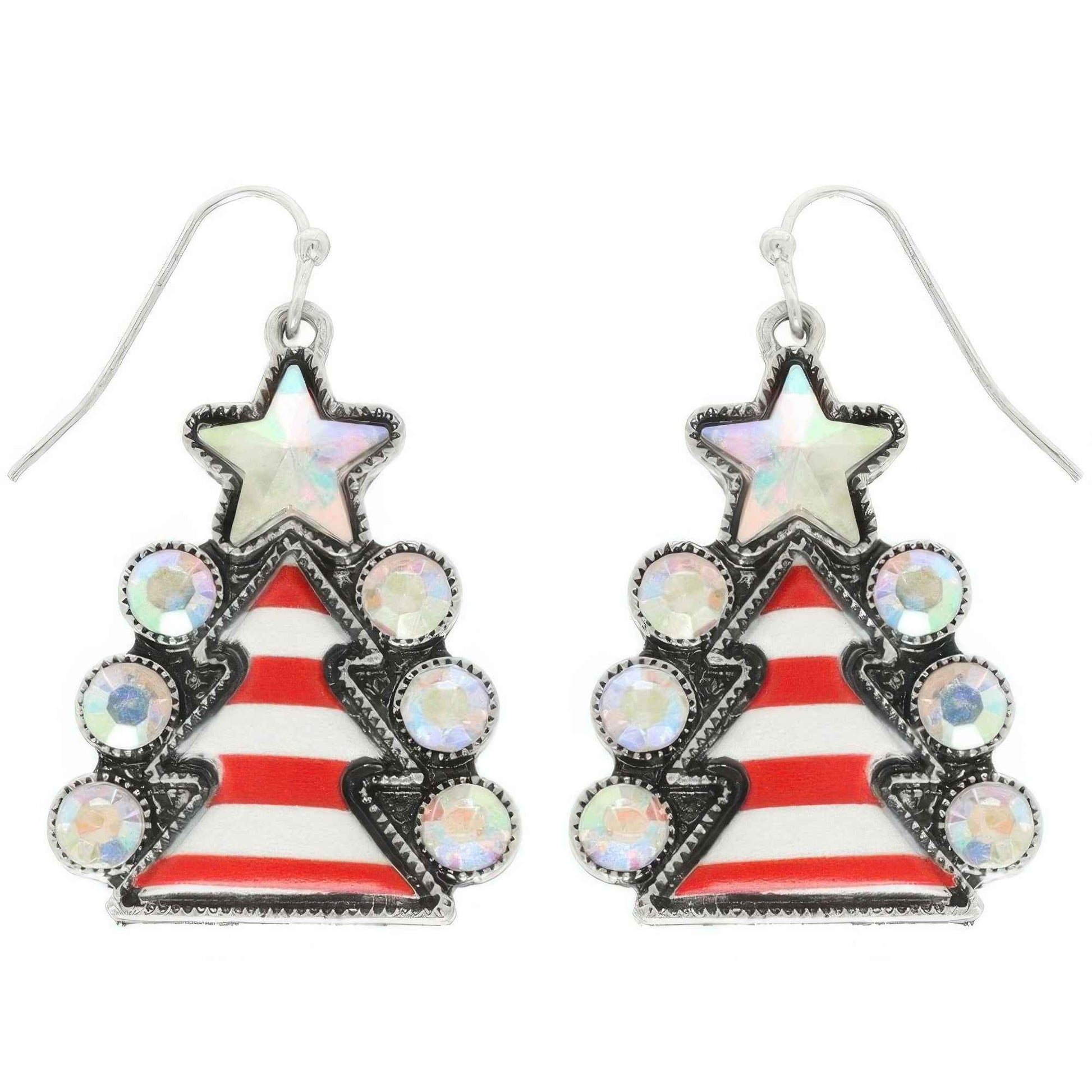 Western Christmas Tree Post Earrings