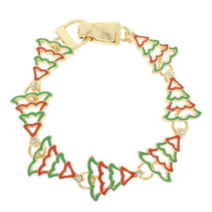 Holiday Christmas Tree Magnetic Bracelet