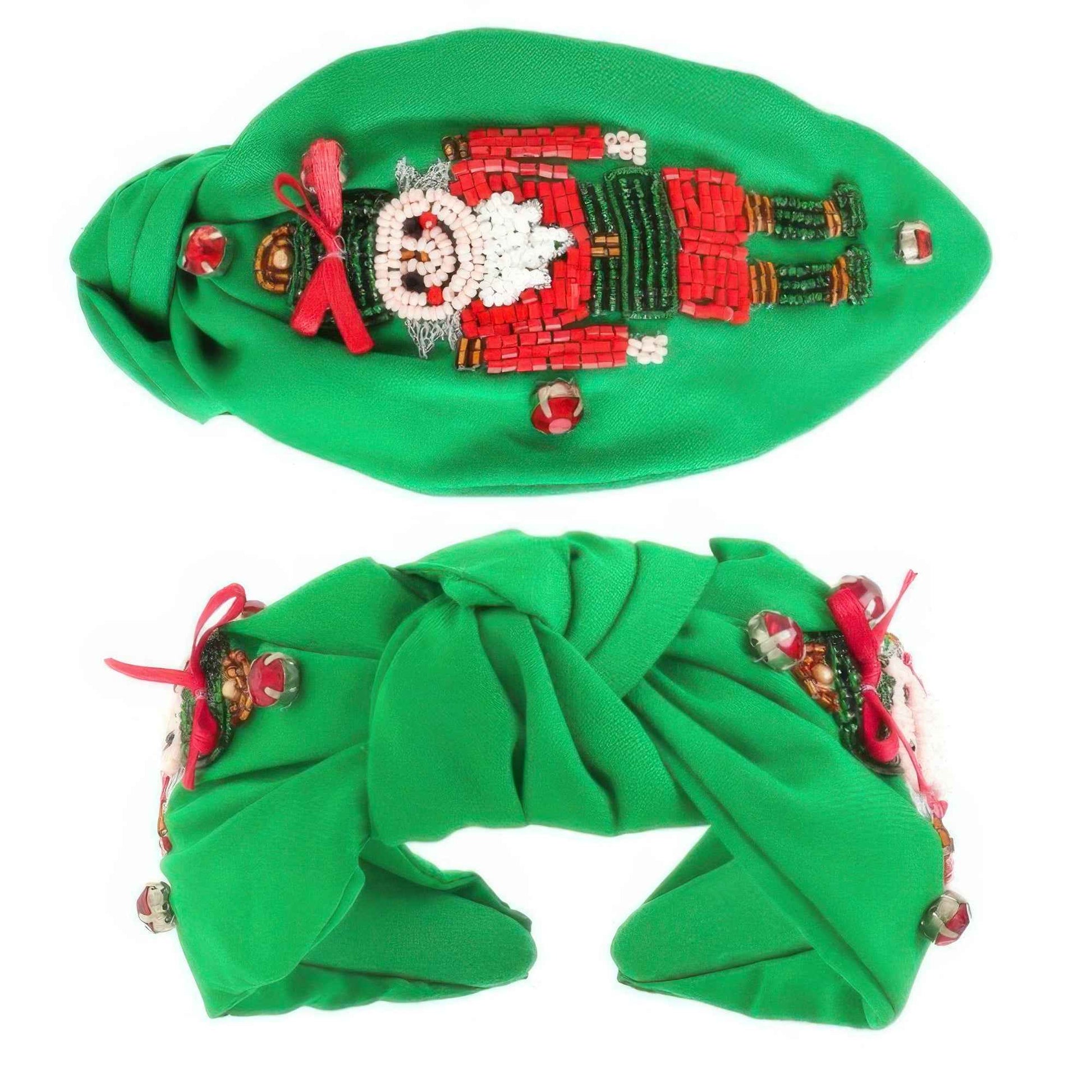 Christmas Nutcracker Top Knot Headband
