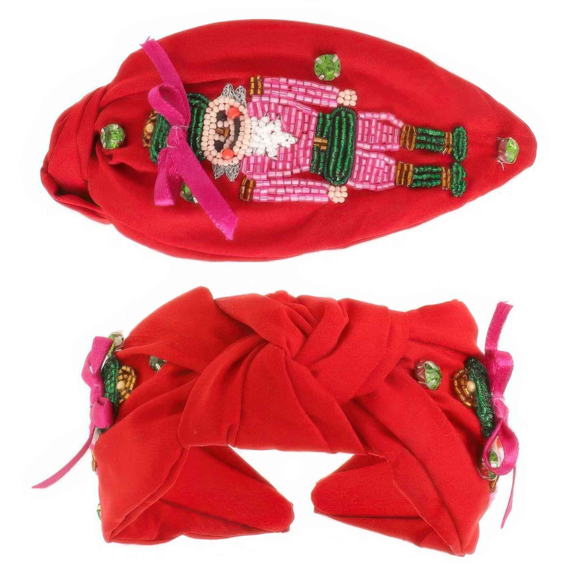 Christmas Nutcracker Top Knot Headband