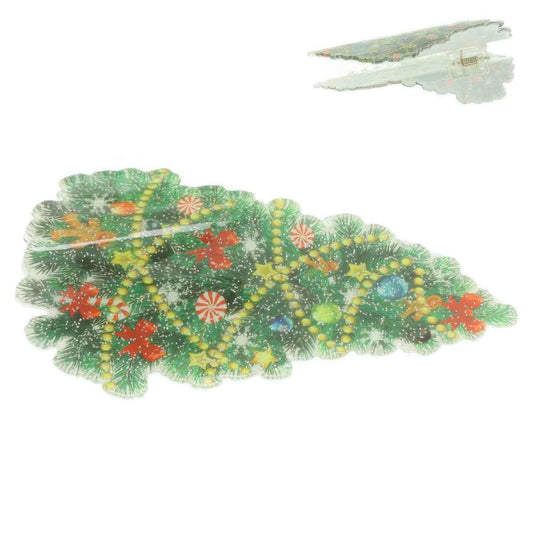 Christmas Tree Acrylic Hair Claw Clip