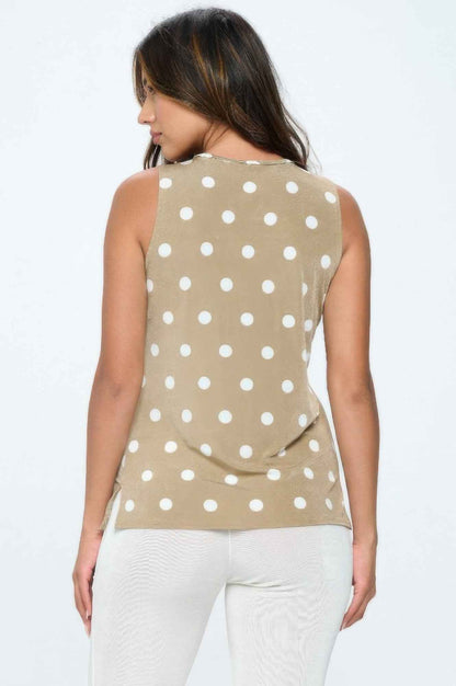 Bns V-nk Bias Tank Top