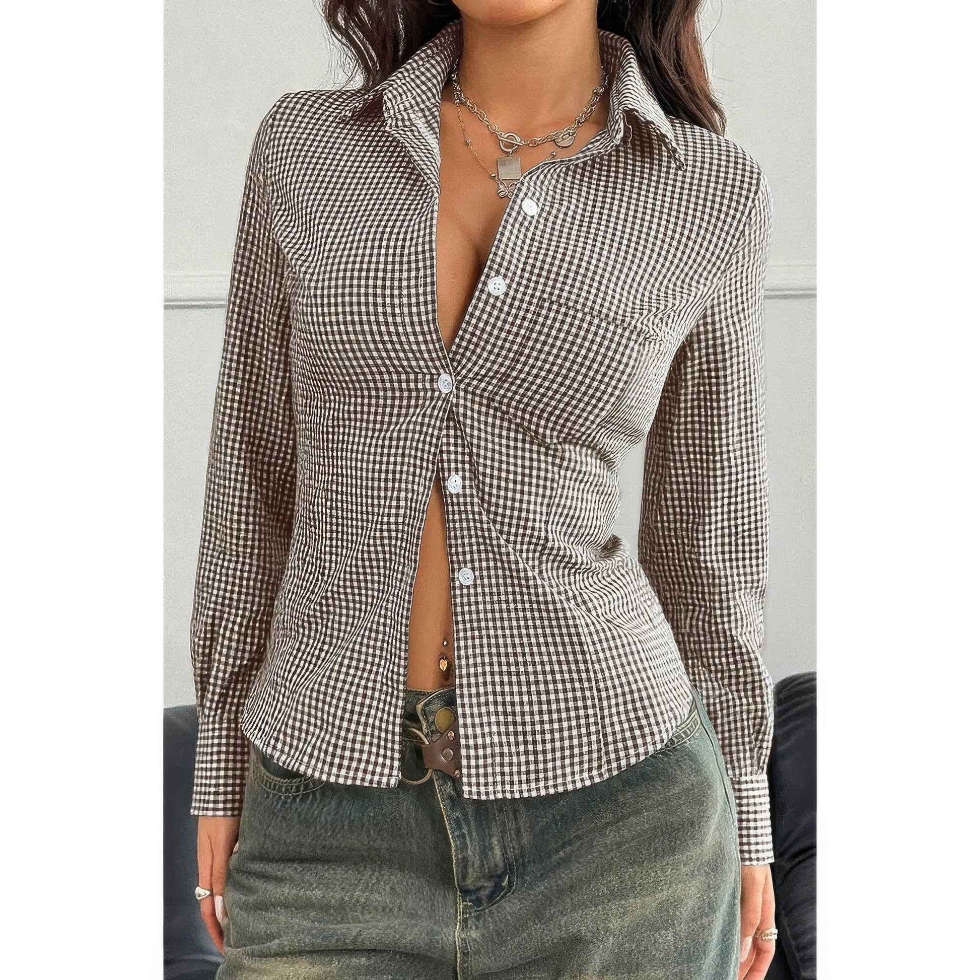 Stretch Button Down Long Sleeves Shirt