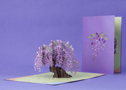 Wisteria Tree Pop Up Card