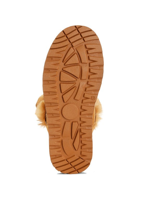 Noaya Chunky Faux Fur Snow Boots