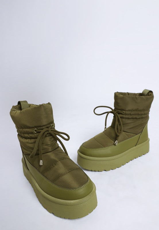 Pacos High Ankle Chunky Snow Boots