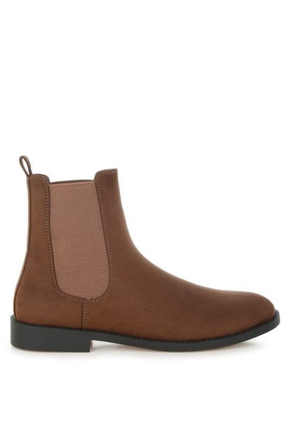 Ayasa Low Block Heel Chelsea Boots