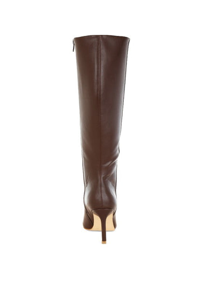 Skara Faux Leather Calf Boots