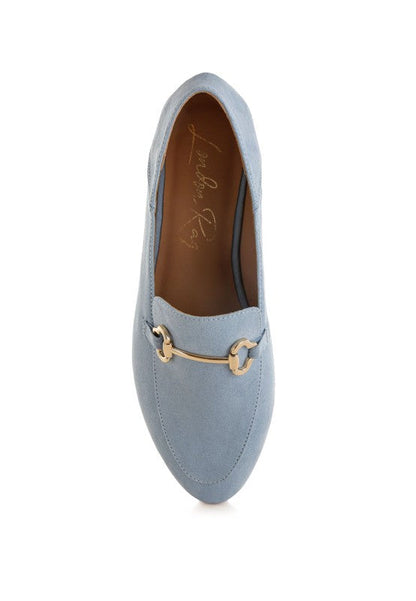 Noltas Horsebit Embellished Flat Loafers