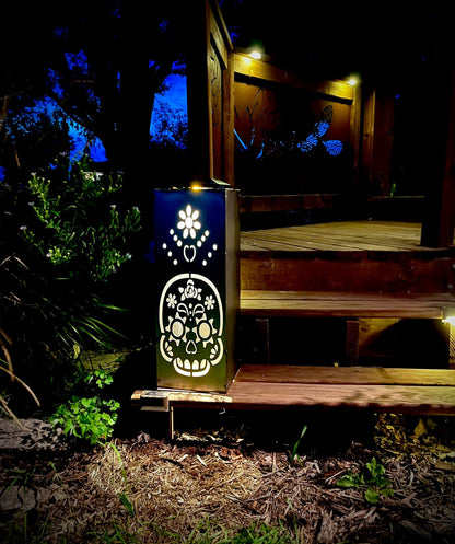 Day of the Dead Solar Pillar - Steel - Multiple Sizes