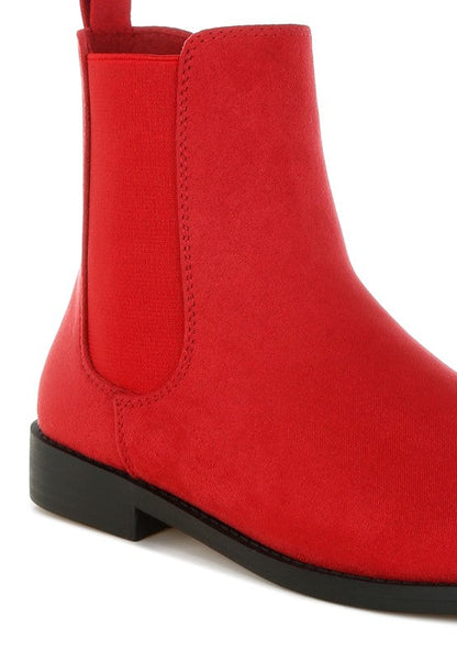 Ayasa Low Block Heel Chelsea Boots