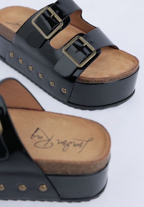 Merton Studded Flatform Slip Ons