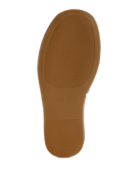 Adena Rhinestone Embellished Flatforms