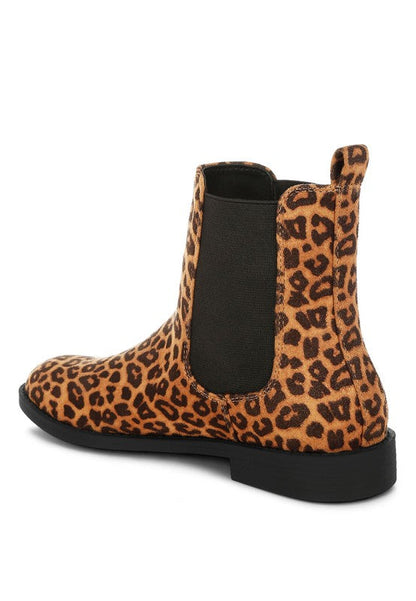 Ayasa Low Block Heel Chelsea Boots