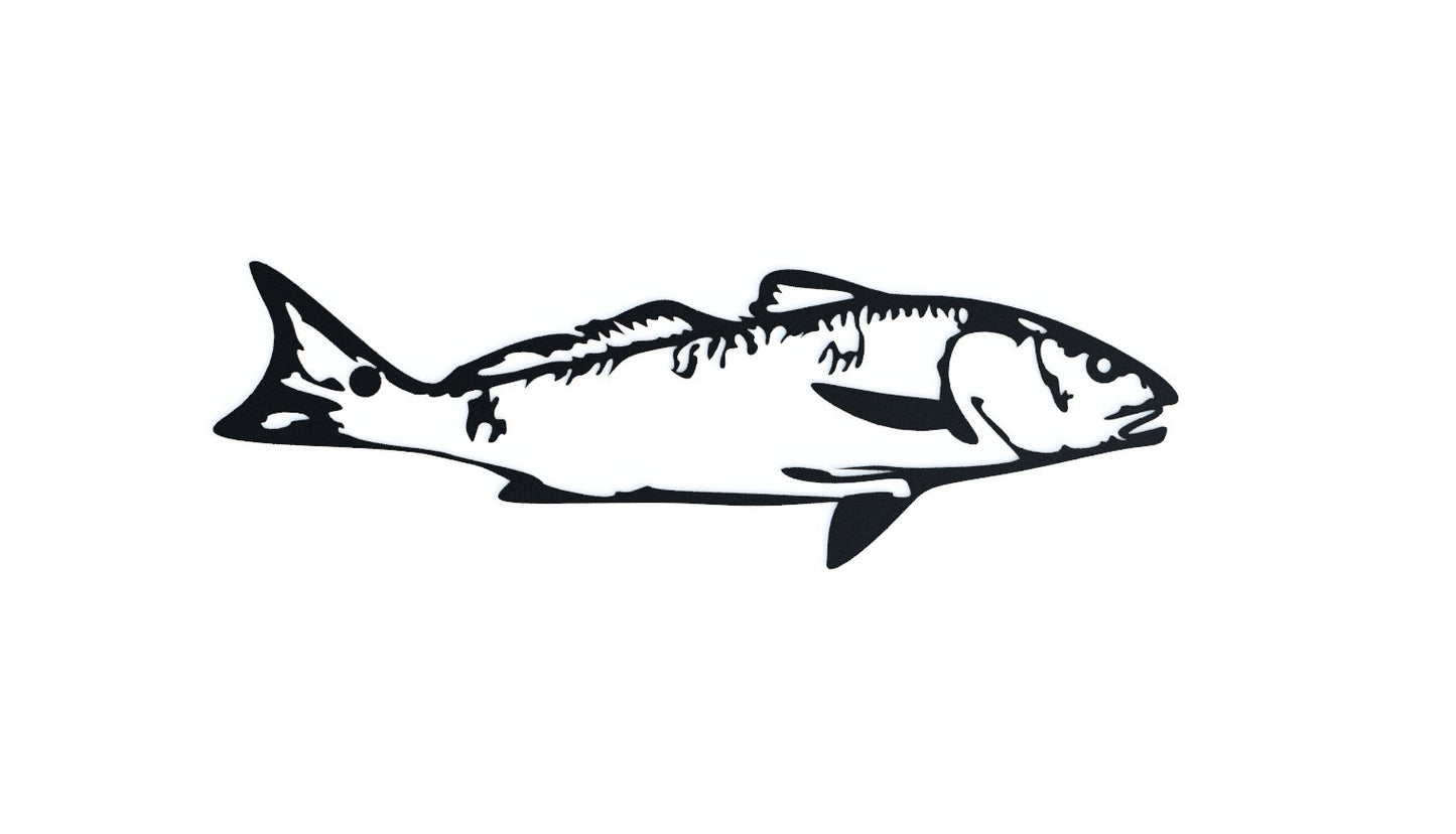 Steel Redfish (Drum) Wall Art